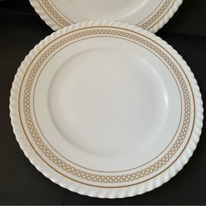 2 Dinner Plates Franconia Selb Bavaria Germany 10.5 Inches